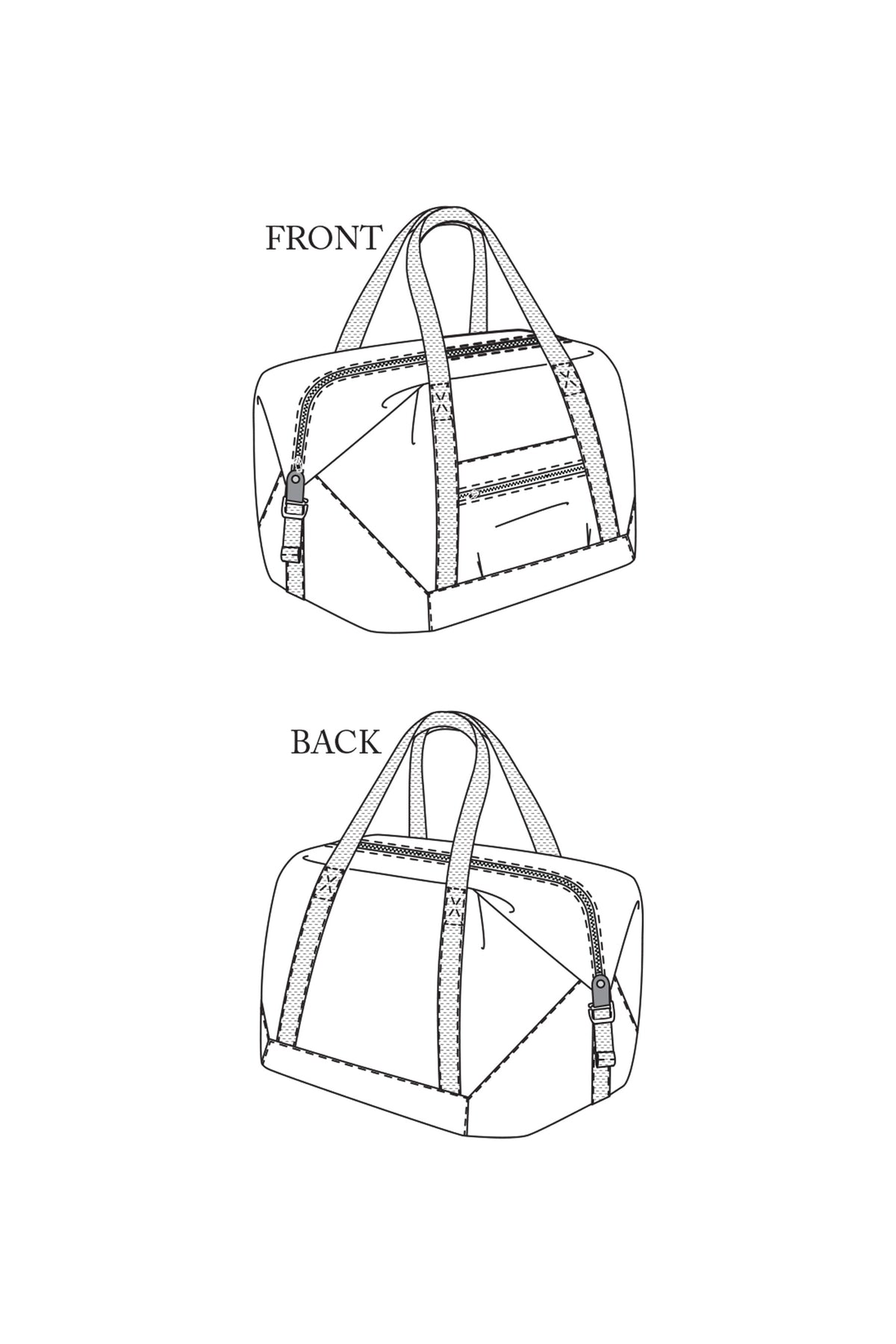 Francli Weekender Pattern - PDF DOWNLOAD