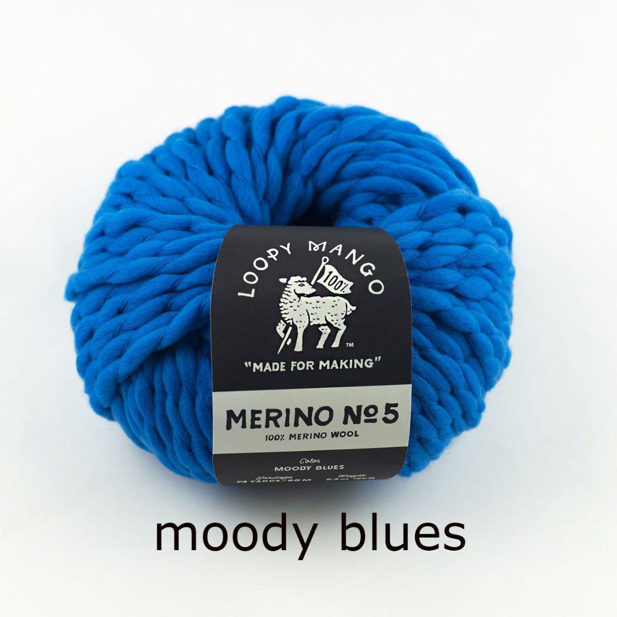 Loopy Mango-All You Knit Kit - Scarf-knitting / crochet kit-Moody Blues-gather here online