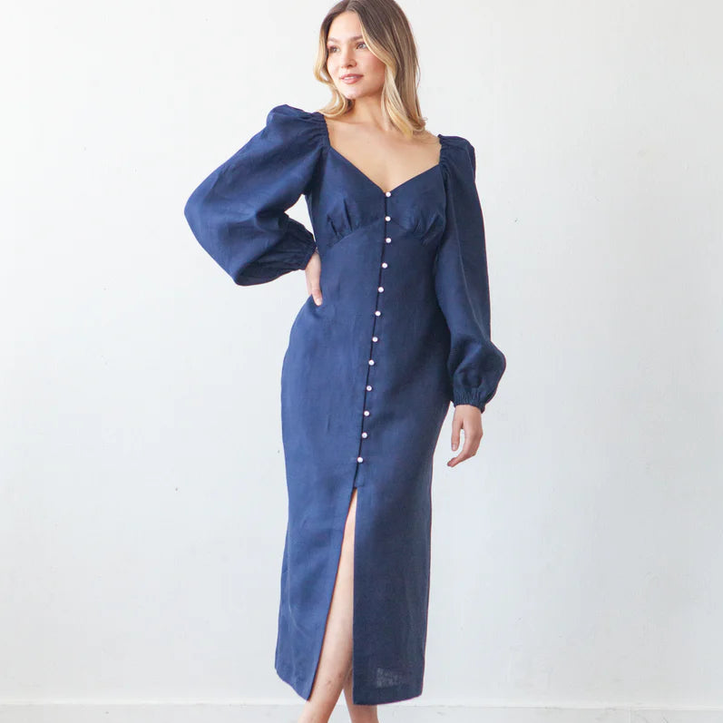 True Bias-Lora Dress Pattern-sewing pattern-gather here online