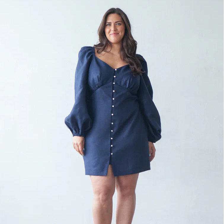 True Bias-Lora Dress Pattern-sewing pattern-gather here online