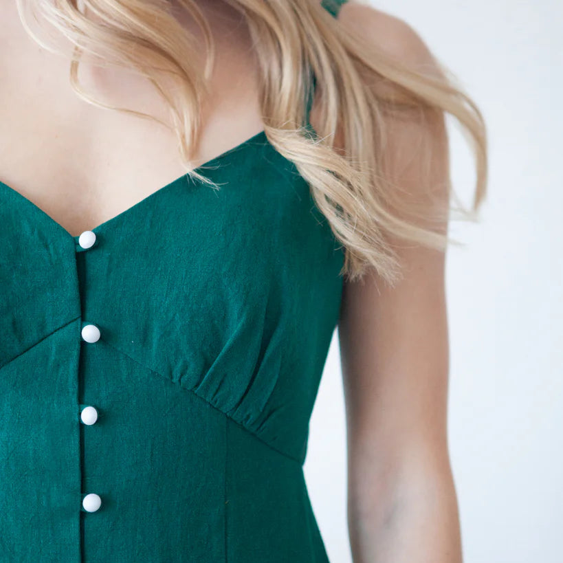 True Bias-Lora Dress Pattern-sewing pattern-gather here online