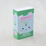 Marvling Bros-Kawaii Cactus Mini Cross Stitch Kit in a Matchbox-xstitch kit-gather here online