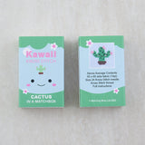 Marvling Bros-Kawaii Cactus Mini Cross Stitch Kit in a Matchbox-xstitch kit-gather here online
