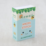 Marvling Bros-Kawaii Pineapple Mini Cross Stitch Kit in a Matchbox-xstitch kit-gather here online