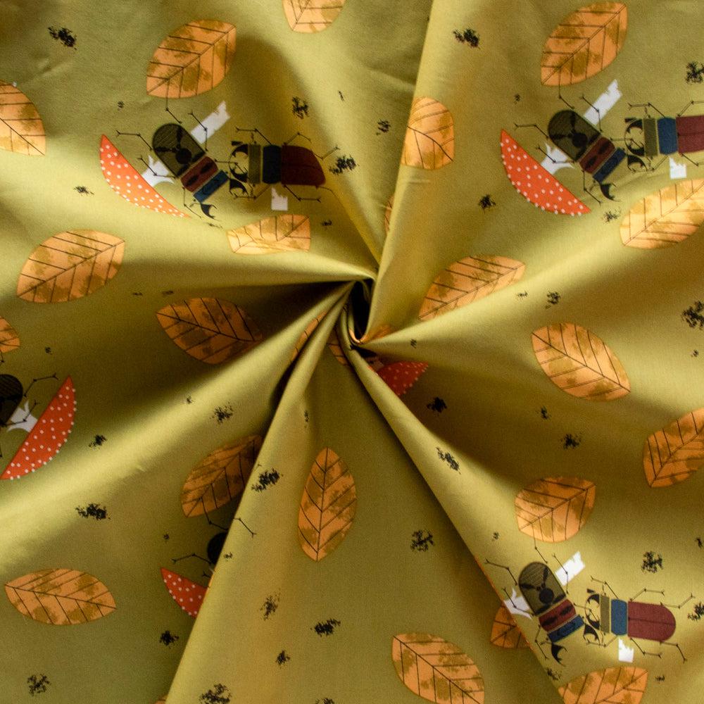 Birch Organic Fabrics-Beetle Battle-fabric-gather here online