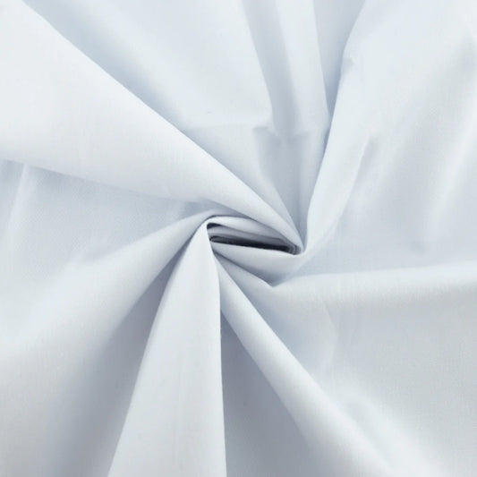 Birch Organic Fabrics-REMNANT: Long Branch Solid Poplin, Frost 30% OFF 1.74 YDS-fabric remnant-gather here online