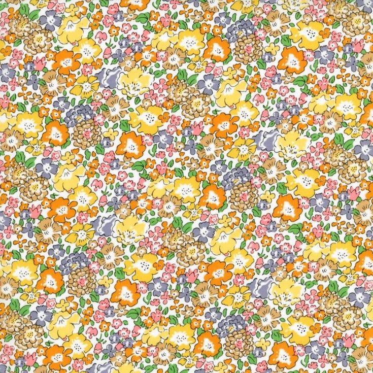 Liberty of London-Tana Lawn - Michelle Yellow-fabric-gather here online