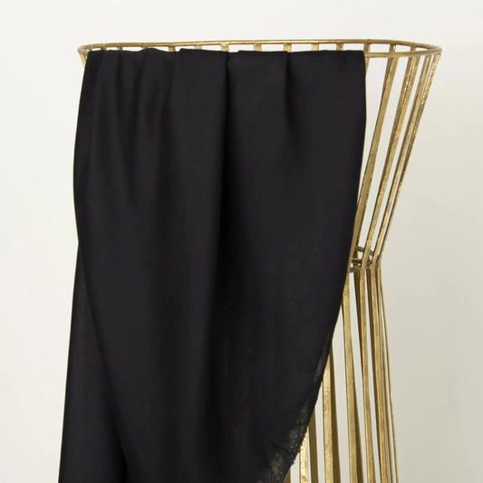 Atelier Brunette-Modal Viscose Black-fabric-gather here online