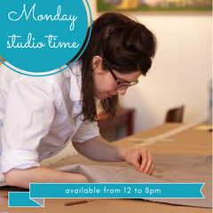 gather here studio time-Monday Studio Time: Sew by the Hour-studio rental-gather here online