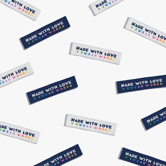 Kylie and The Machine-Made with Love & Swear Words Woven Labels-notion-gather here online