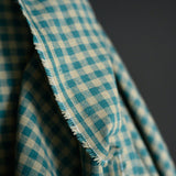 Merchant & Mills-Maria Teal Cotton/Linen-fabric-gather here online