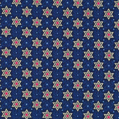 Michael Miller Fabrics-Hannukah, Peace, Star of Peace, Michael Miller-fabric-gather here online