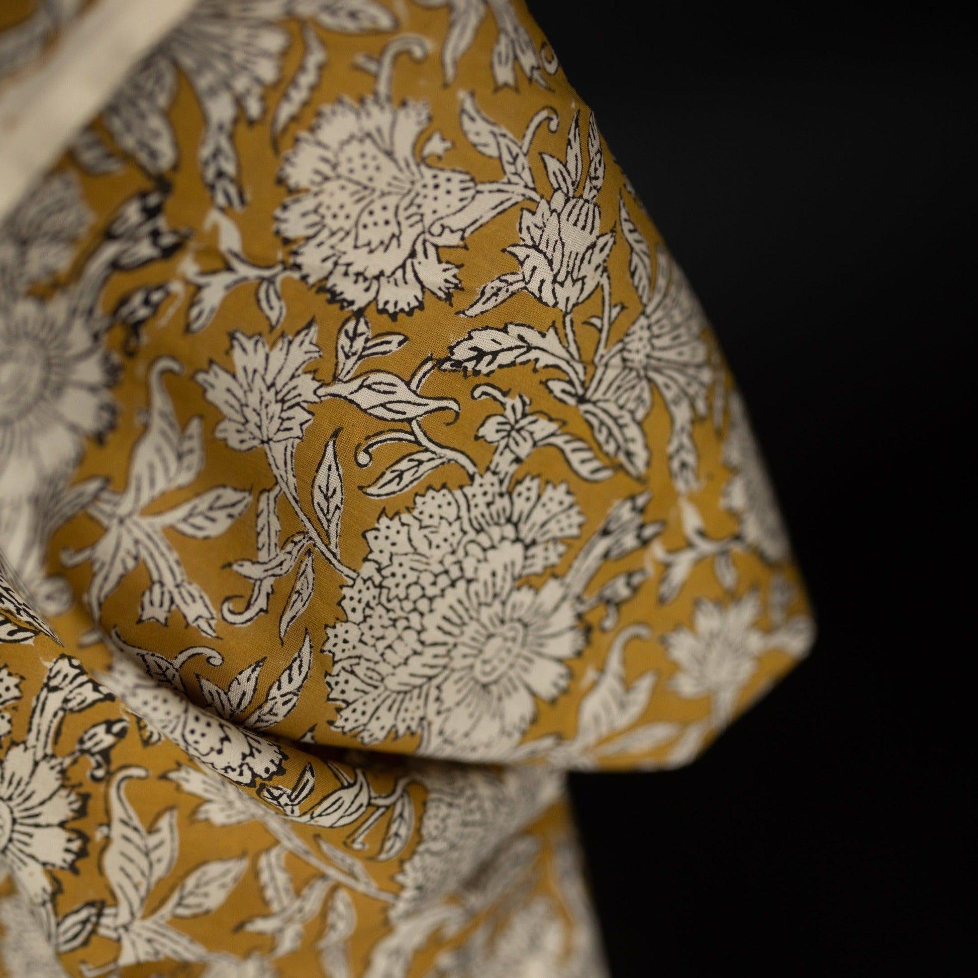 Merchant & Mills-Indian Cotton, Mustard Carnation-fabric-gather here online