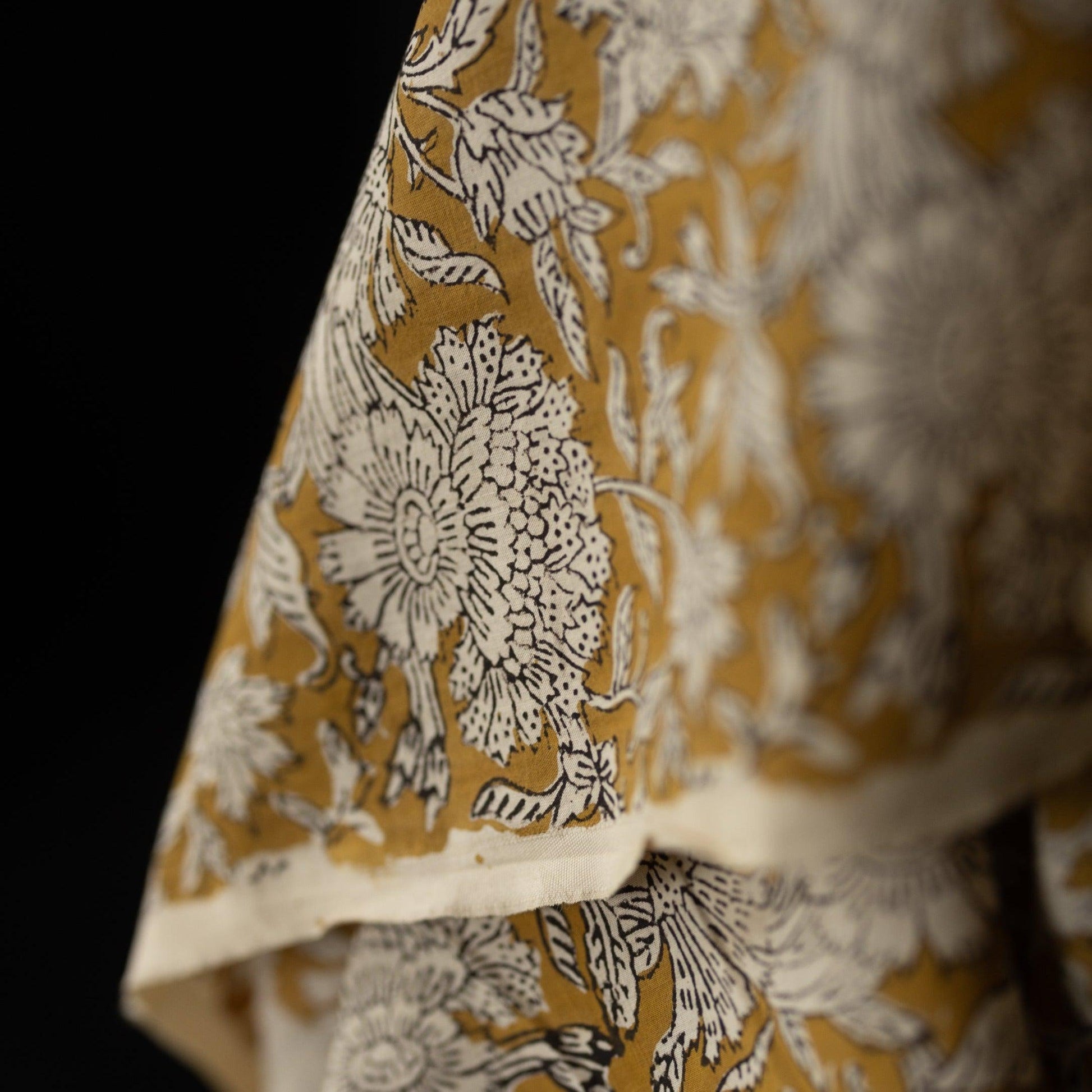 Merchant & Mills-Indian Cotton, Mustard Carnation-fabric-gather here online