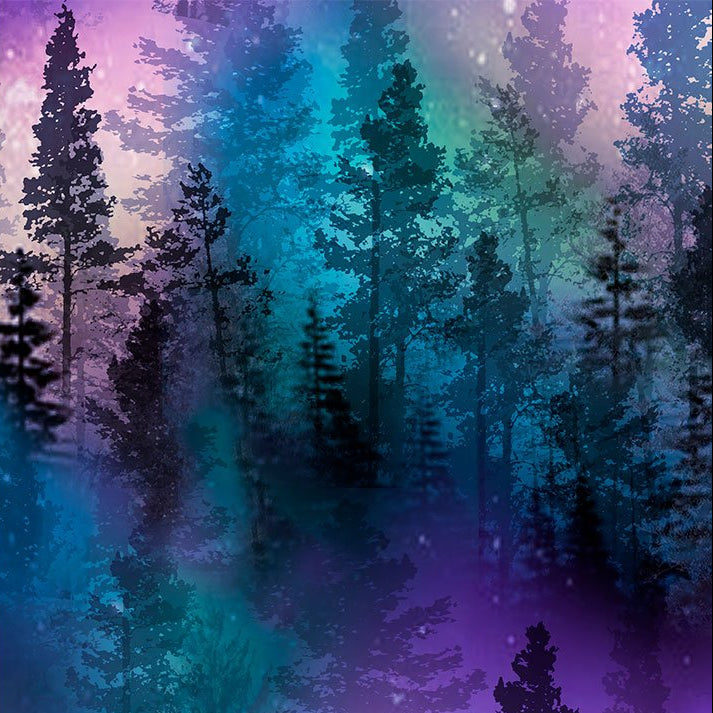 Aurora Trees Purple