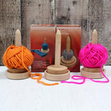 Nurge-Beechwood Yarn Holder-knitting notion-gather here online