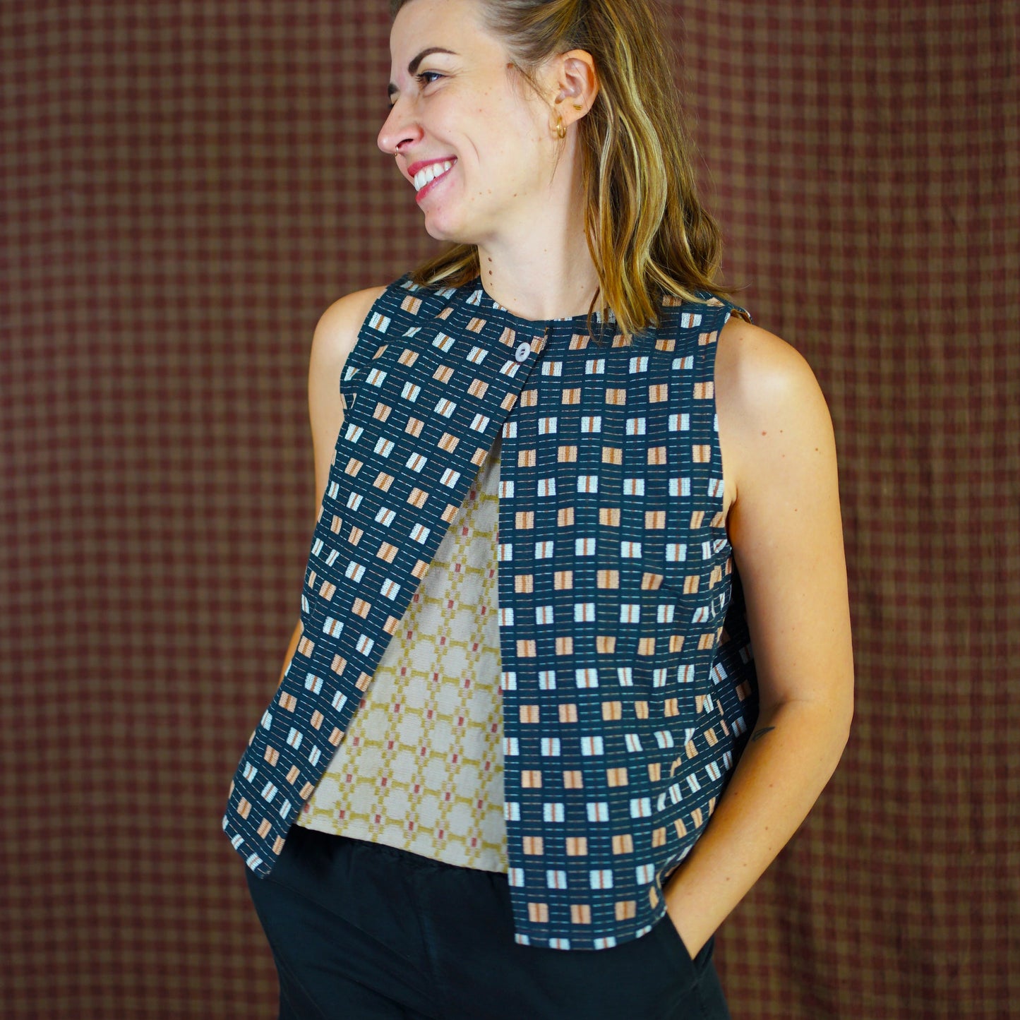 Open Back Smock Top Pattern - PDF DOWNLOAD