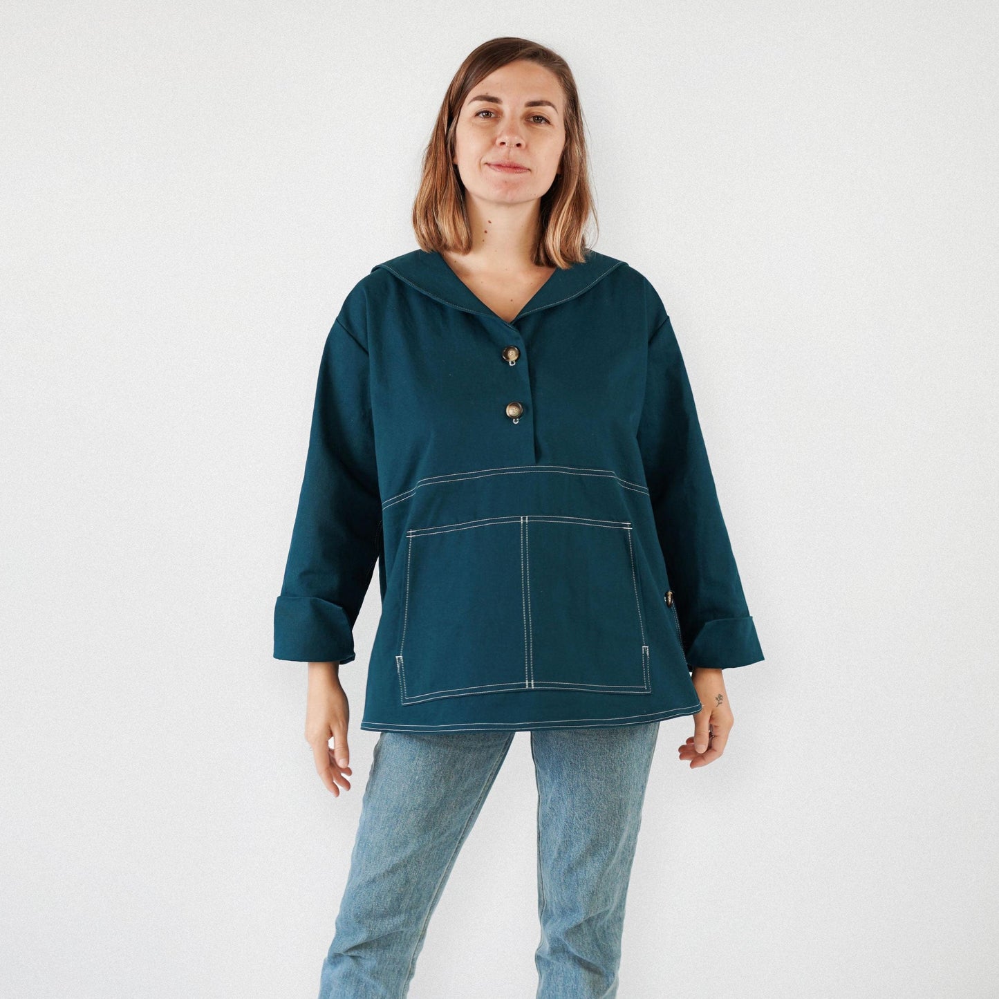 Matchy Matchy Sewing Club-On Deck Popover Jacket Pattern - PDF DOWNLOAD-sewing pattern-gather here online