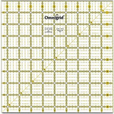 Omnigrid-Omnigrid 9.5" Square Quilting Ruler-sewing notion-gather here online