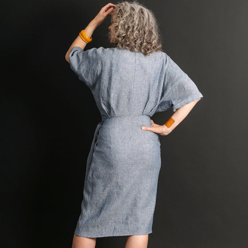 Liesl + Co-Copenhagen Wrap Dress Pattern - PDF DOWNLOAD-sewing pattern-gather here online