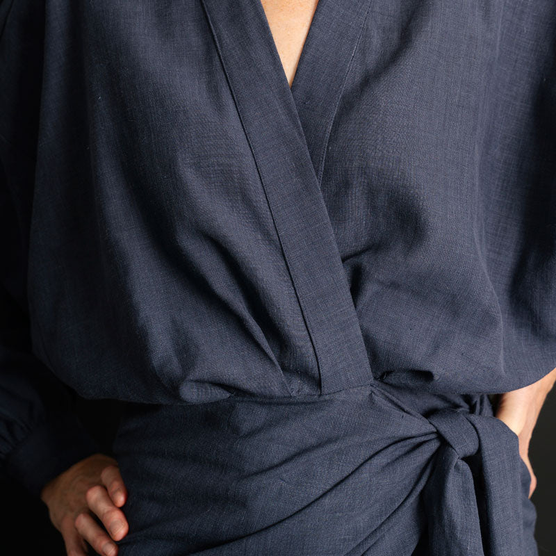 Liesl + Co-Copenhagen Wrap Dress Pattern - PDF DOWNLOAD-sewing pattern-gather here online