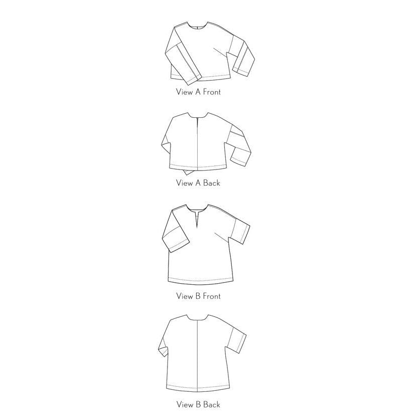Liesl + Co-Norwood Blouse Pattern - PDF DOWNLOAD-sewing pattern-gather here online