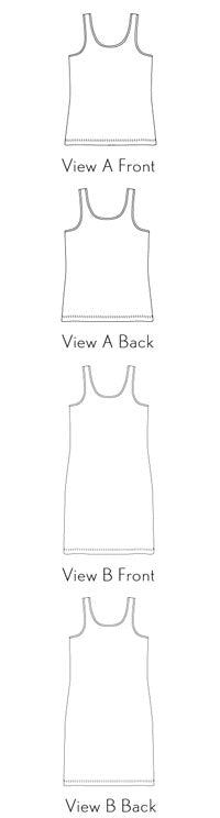 Leyton Knit Tank & Dress Pattern - PDF DOWNLOAD