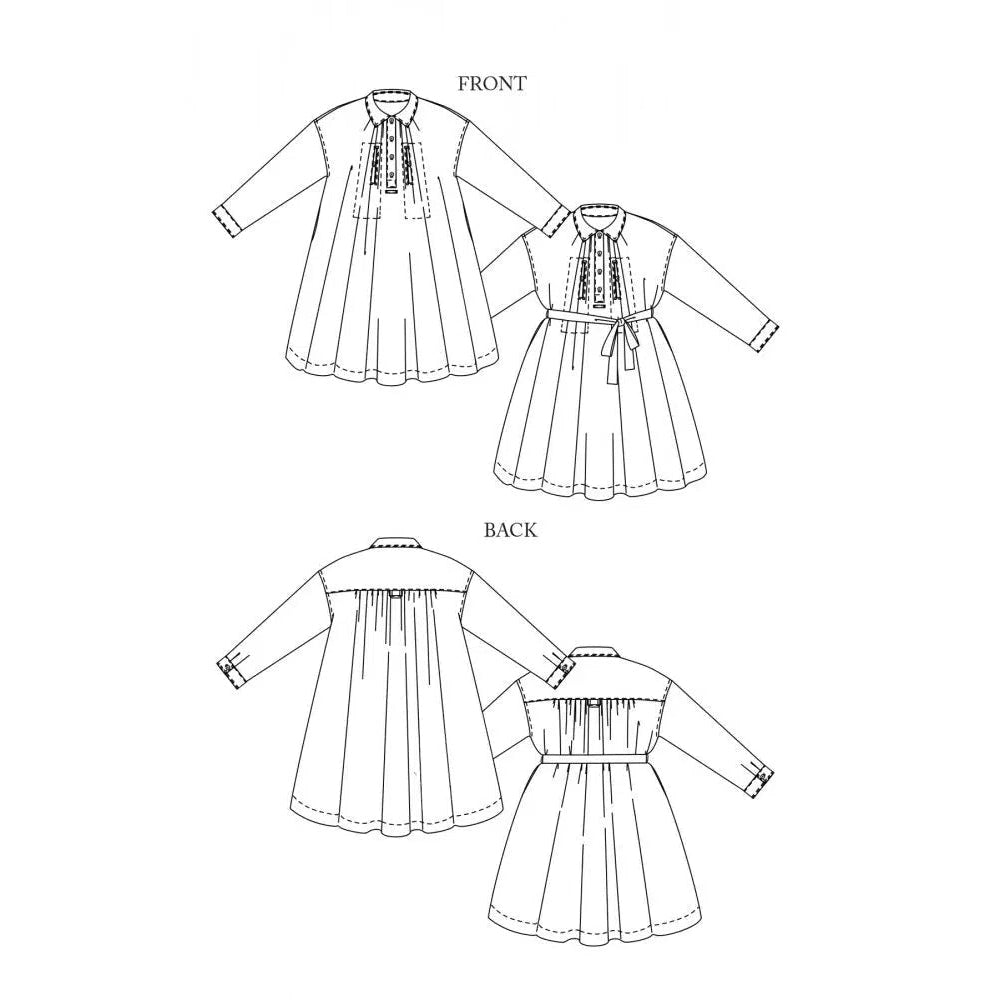 Cawley Dress Pattern - PDF DOWNLOAD gather here online Cawley Dress Pattern - PDF DOWNLOAD gather here online