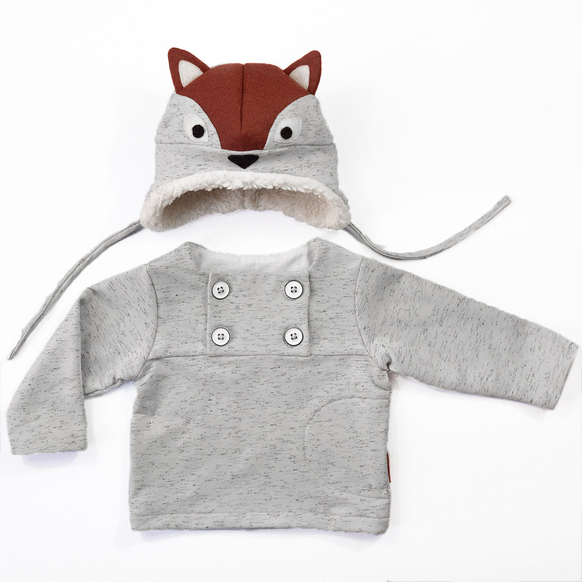 Ikatee-Hugo Sweatshirt + Hat Set Pattern-sewing pattern - kids-gather here online