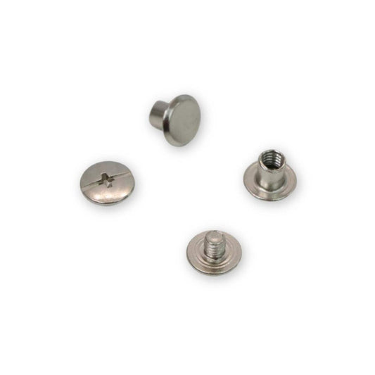 Riley Blake Designs-Small Chicago Screws - Nickel-sewing notion-gather here online