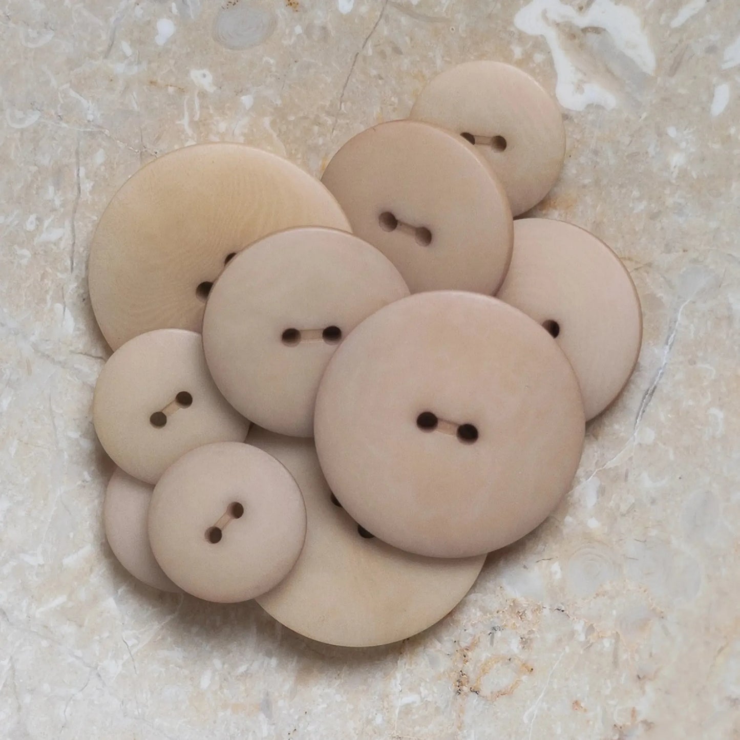 Atelier Brunette-25mm Palm Button (each)-button-Milky Clay-gather here online