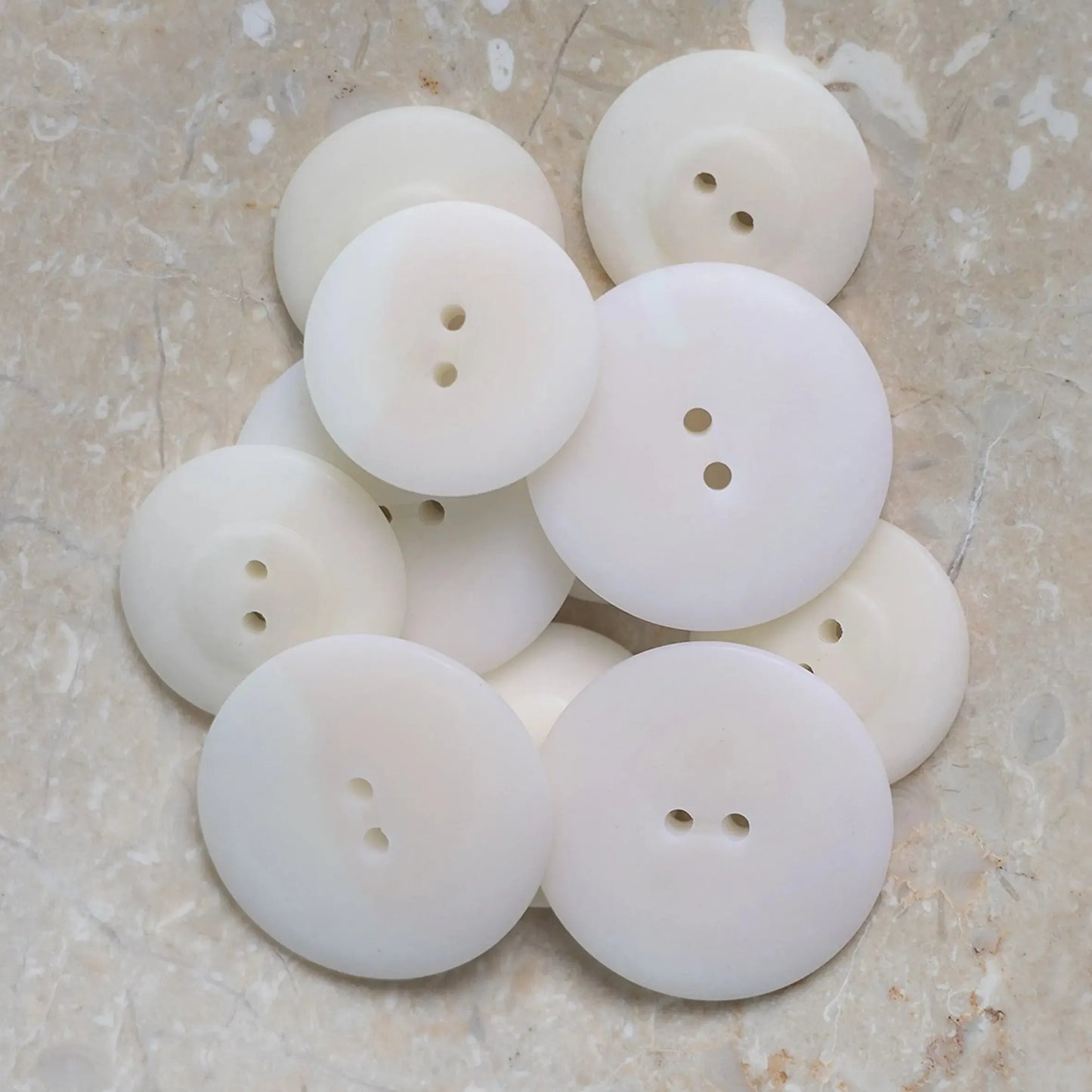 Atelier Brunette-25mm Palm Button (each)-button-Off-White-gather here online