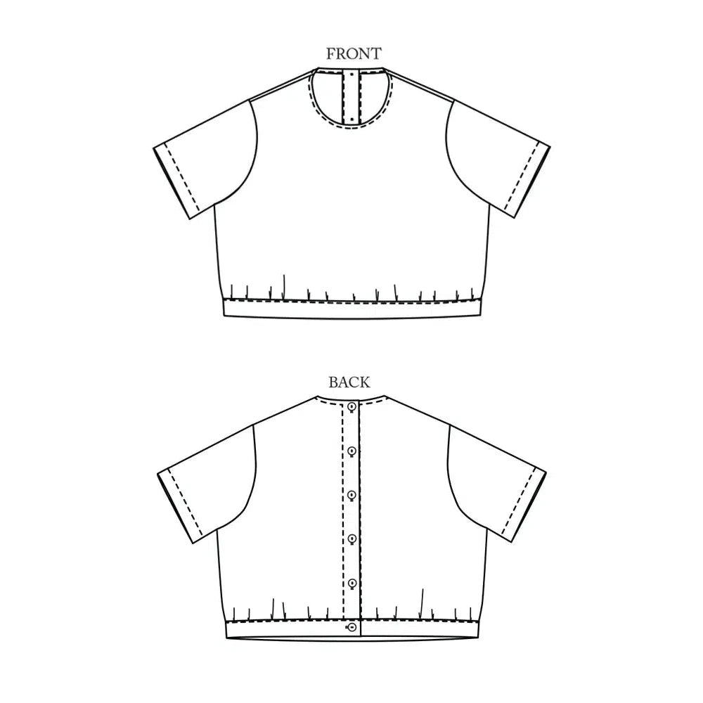 Merchant & Mills-Celeste Blouse Pattern - PDF DOWNLOAD-sewing pattern-gather here online