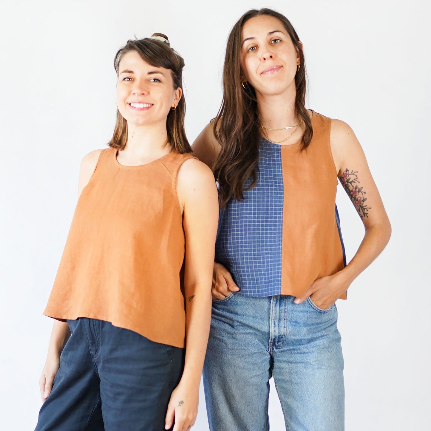 Peplum Split Tank Pattern - PDF DOWNLOAD