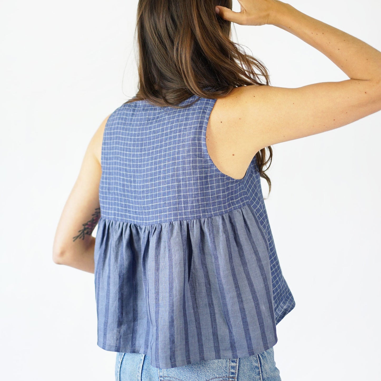 Peplum Split Tank Pattern - PDF DOWNLOAD