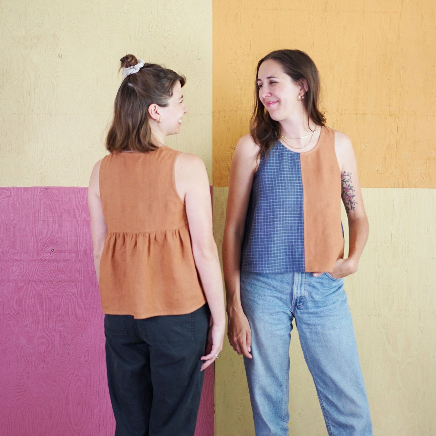 Peplum Split Tank Pattern - PDF DOWNLOAD