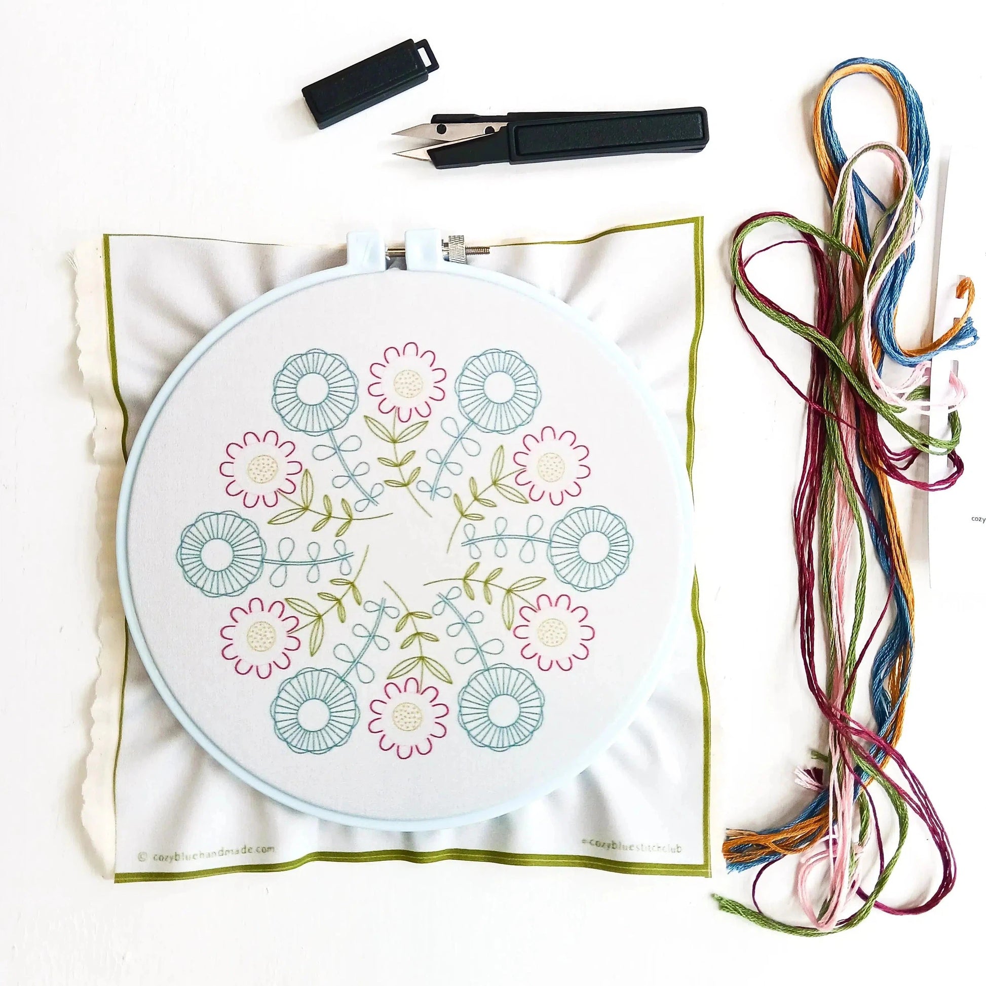 CozyBlue-Sunny Folk Embroidery Kit-embroidery kit-gather here online