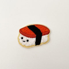 Little Red House-Spam Musubi Chenille Sticky Patch-accessory-gather here online