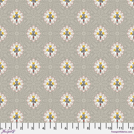 Free Spirit-Soft Floral Taupe-fabric-gather here online
