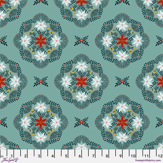 Free Spirit-Flowers in the Thicket Teal-fabric-gather here online