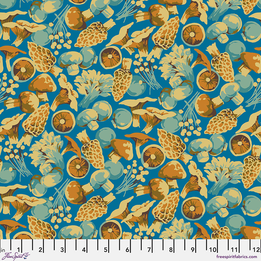 Free Spirit-Mushroom Mix Blue-fabric-gather here online