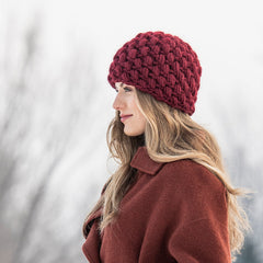 gather here classes-Crochet - Berry Hat-class-gather here online
