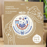 Hook, Line & Tinker-Holiday Goose Embroidery Kit-embroidery kit-gather here online