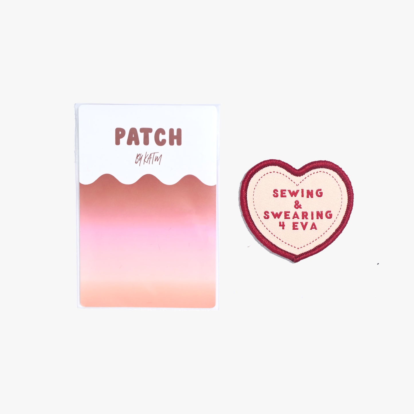 Kylie and The Machine-'Swearing & Sewing 4 Eva' Iron on Patch-notion-gather here online