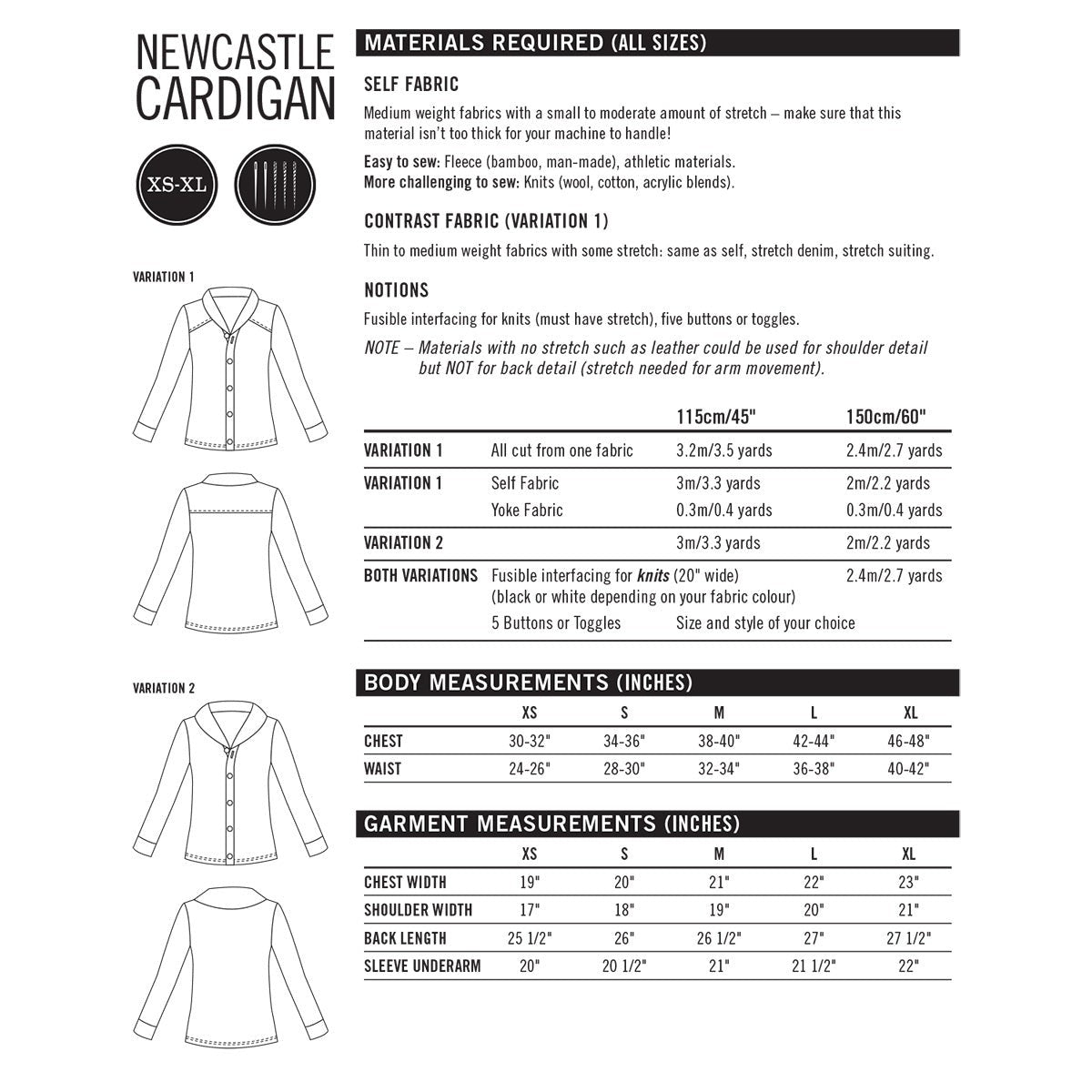 Thread Theory-Newcastle Cardigan Pattern - PDF DOWNLOAD-sewing pattern-gather here online