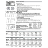 Thread Theory-Bamberton Shorts Pattern (Women's) - PDF DOWNLOAD-sewing pattern-gather here online