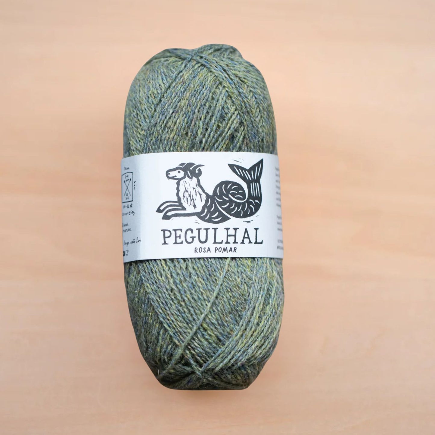 Retrosaria Rosa Pomar-Pegulhal-yarn-10 Sea Green-gather here online