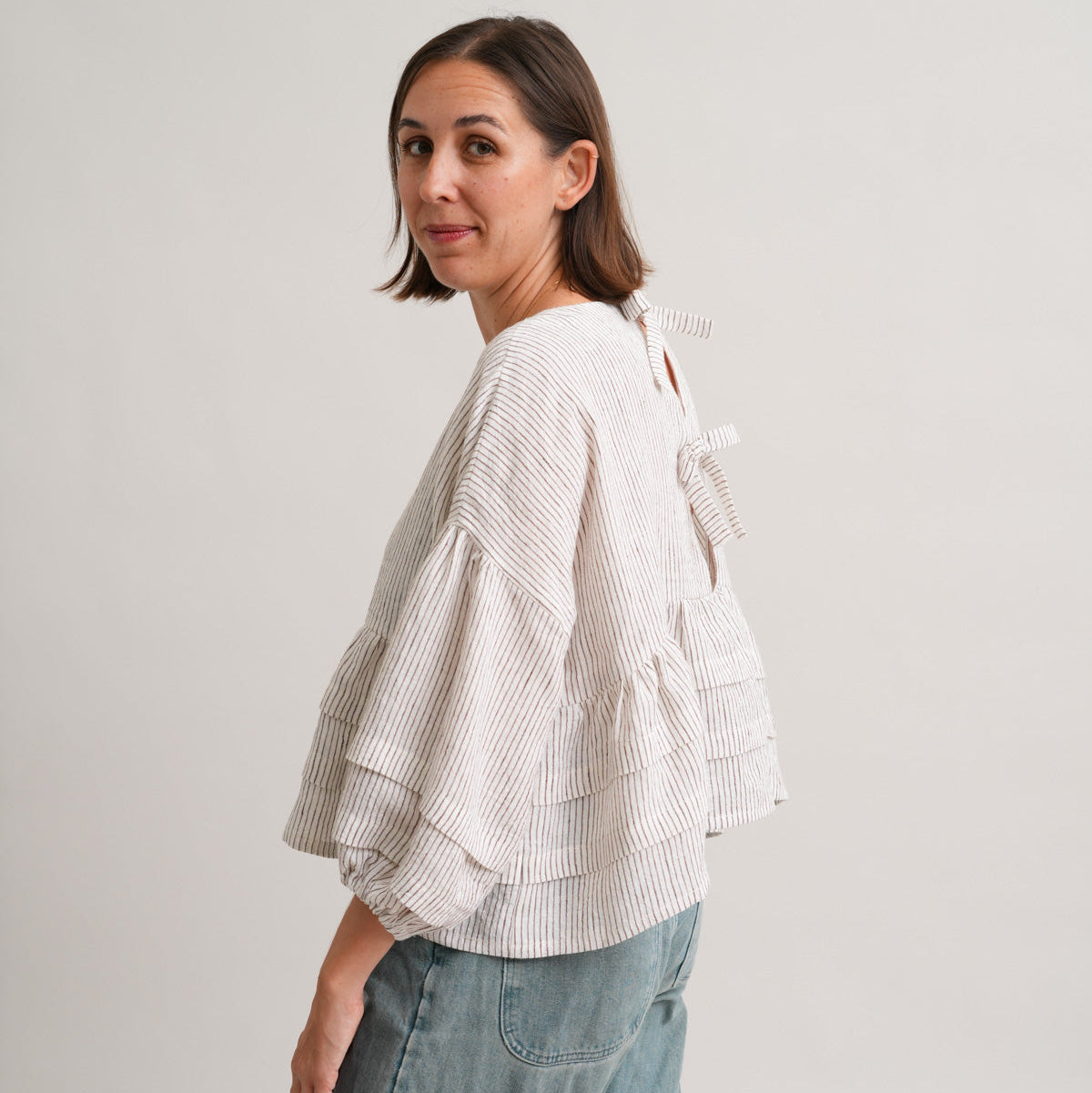 Matchy Matchy Sewing Club-Pintuck Poet Blouse Pattern - PDF DOWNLOAD-sewing pattern-gather here online