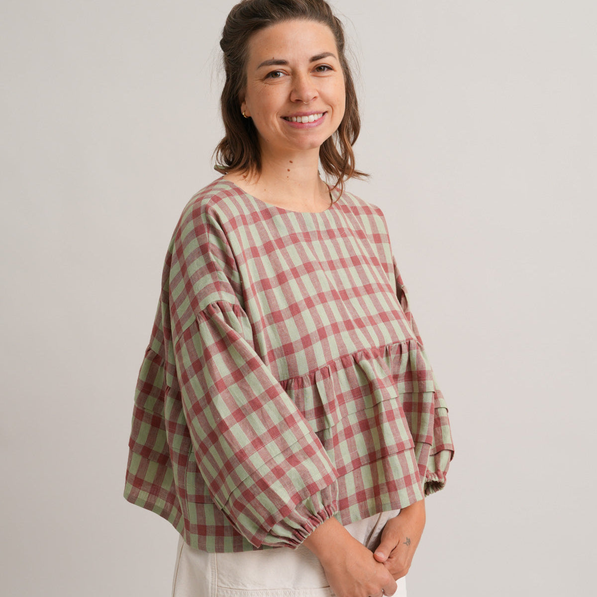 Matchy Matchy Sewing Club-Pintuck Poet Blouse Pattern - PDF DOWNLOAD-sewing pattern-gather here online