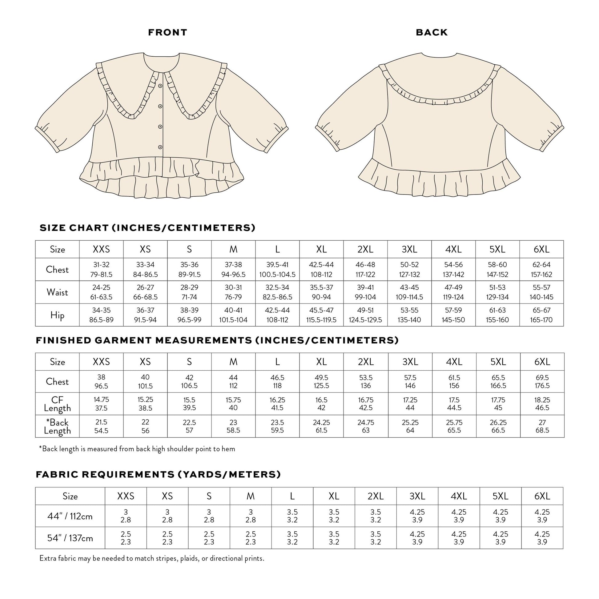 Matchy Matchy Sewing Club-Playdate Blouse Pattern - PDF DOWNLOAD-sewing pattern-gather here online